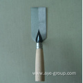 Brick trowel hand tools with wooden handle